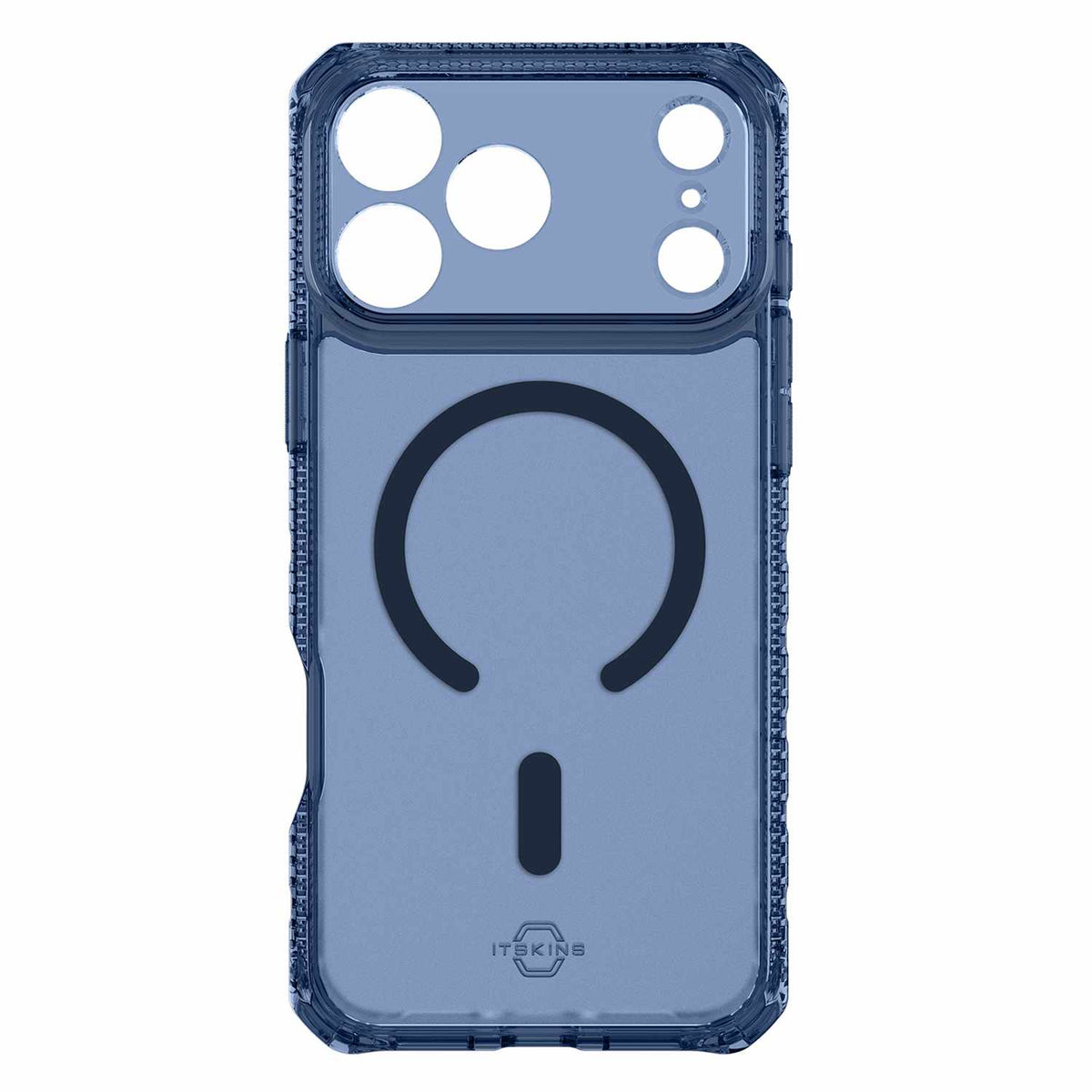 ITSKINS Hybrid_R Vapor MagSafe Case Navy Blue for iPhone 17 Pro Max