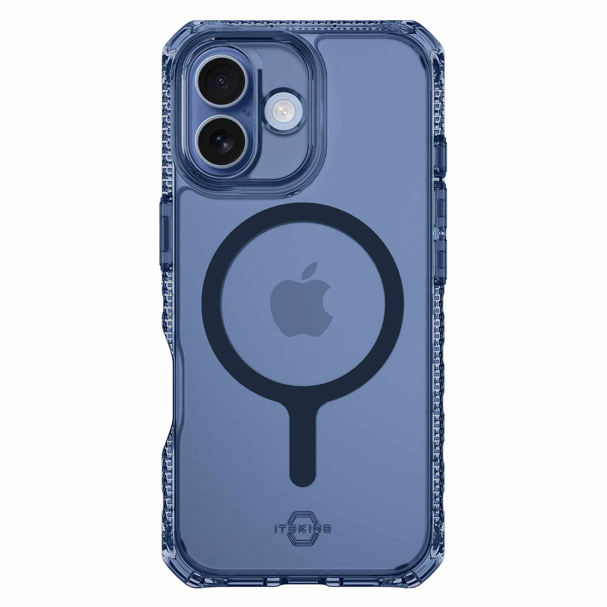 ITSKINS Hybrid_R Vapor MagSafe Case Navy Blue for iPhone 17
