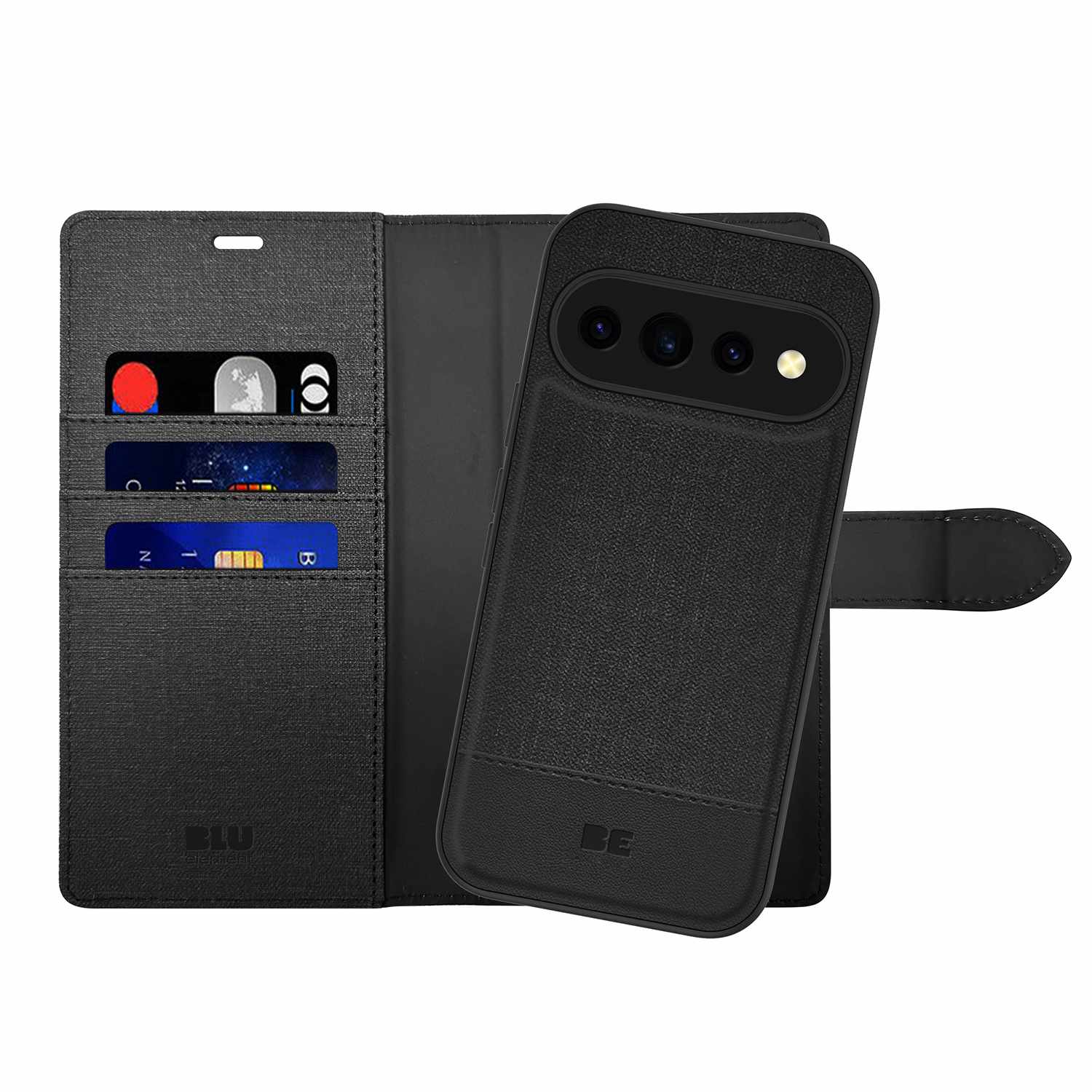 Blu Element Folio 2-in-1 Case Case Black for Google Pixel 11 Pro XL