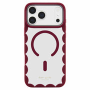 Kate Spade Scallop MagSafe Case Cherry Glaze for iPhone 18 Pro Max/17 Pro Max