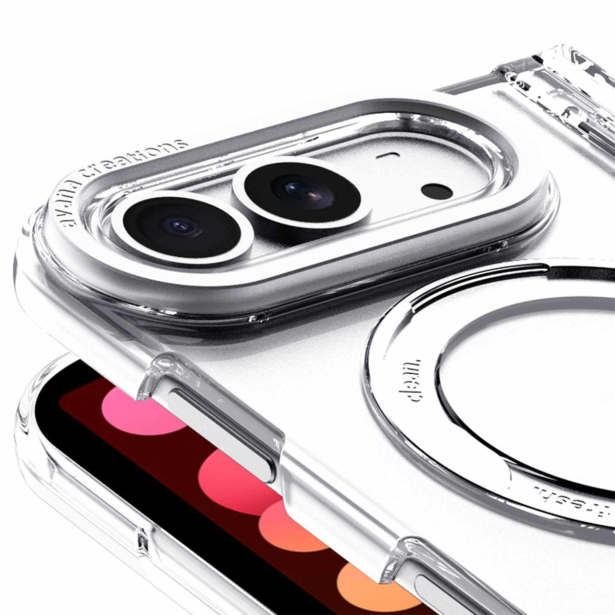 Avana Tootsie Stand Hinge MagSafe Case Ice for iPhone Duo