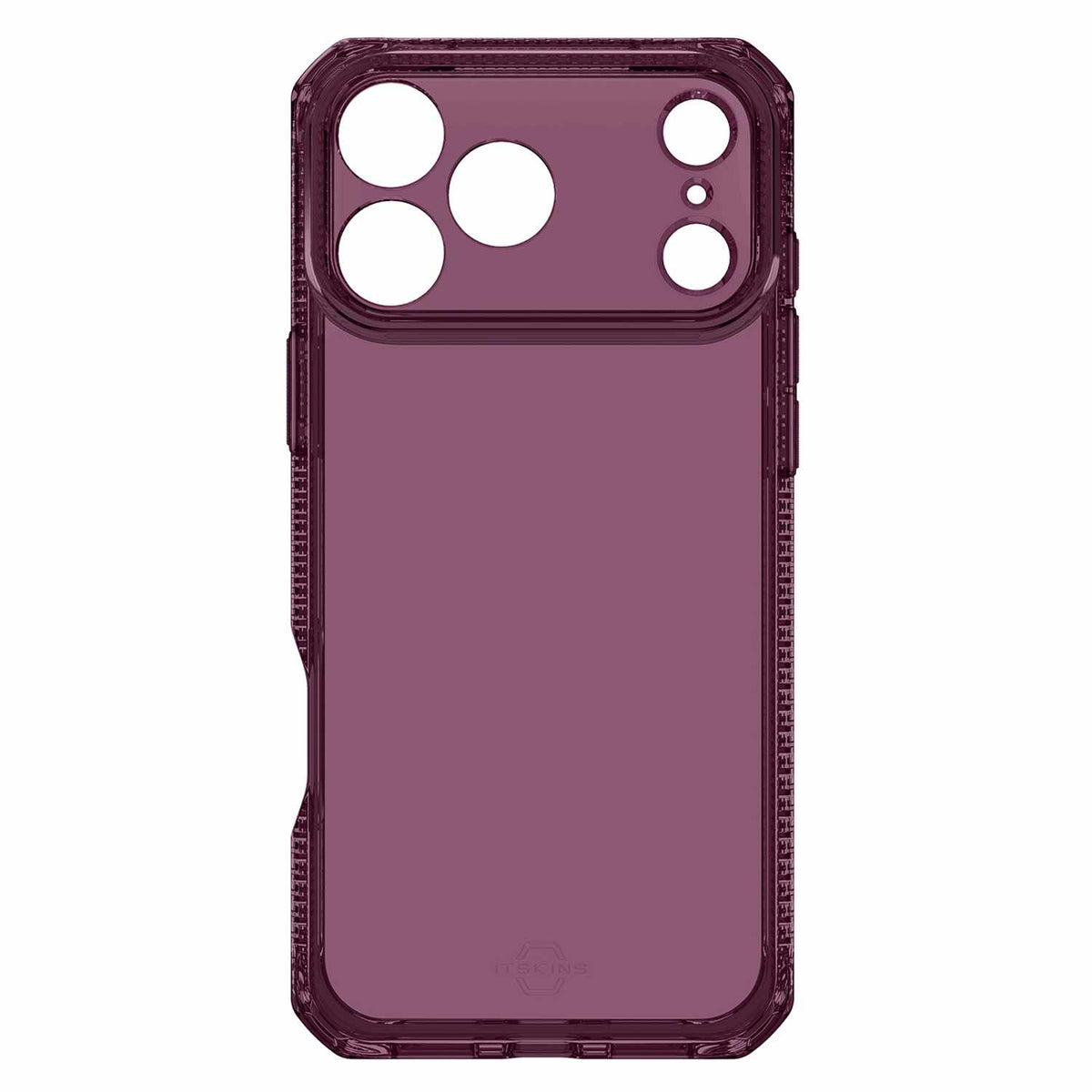 ITSKINS Spectrum_R Clear Case Plum for iPhone 18 Pro/17 Pro