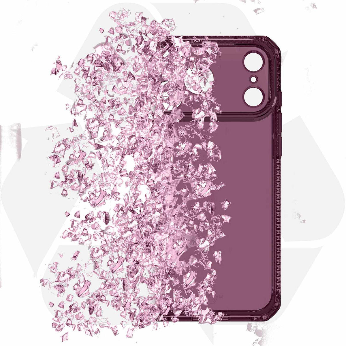 ITSKINS Spectrum_R Clear Case Plum for iPhone 18 Pro Max/17 Pro Max