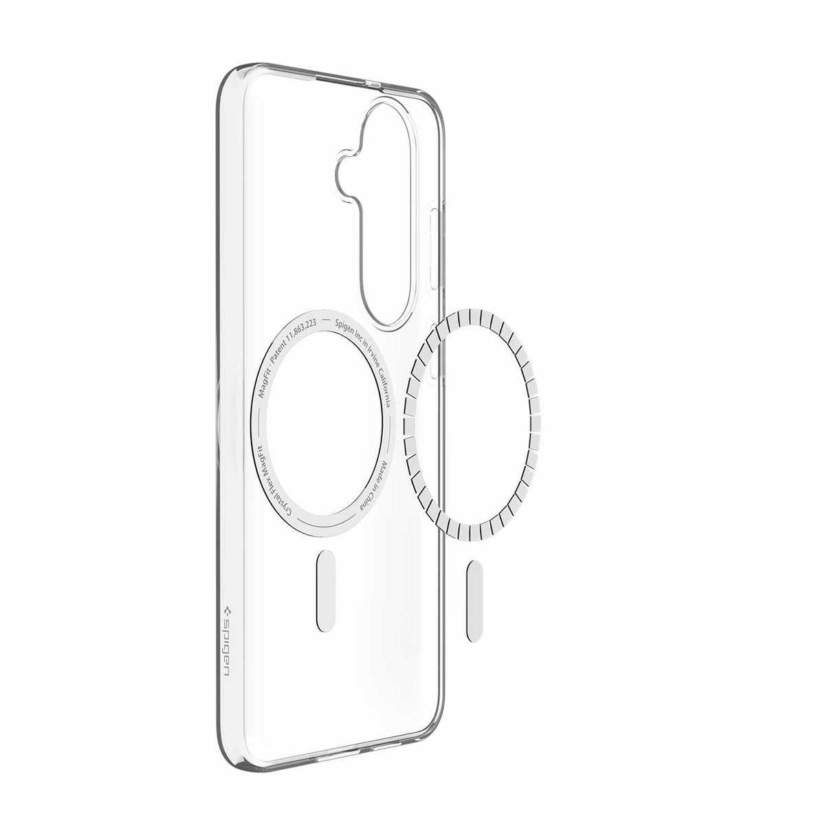 Spigen Crystal Flex MagFit Clear White for Samsung Galaxy S26 FE
