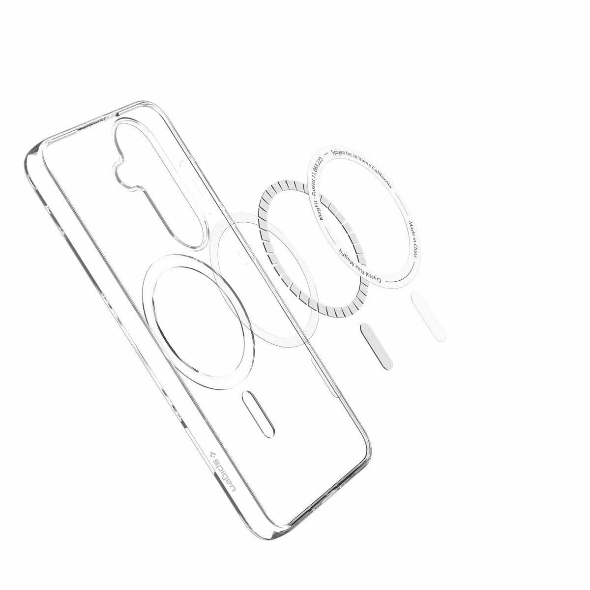 Spigen Crystal Flex MagFit Clear White for Samsung Galaxy S26 FE