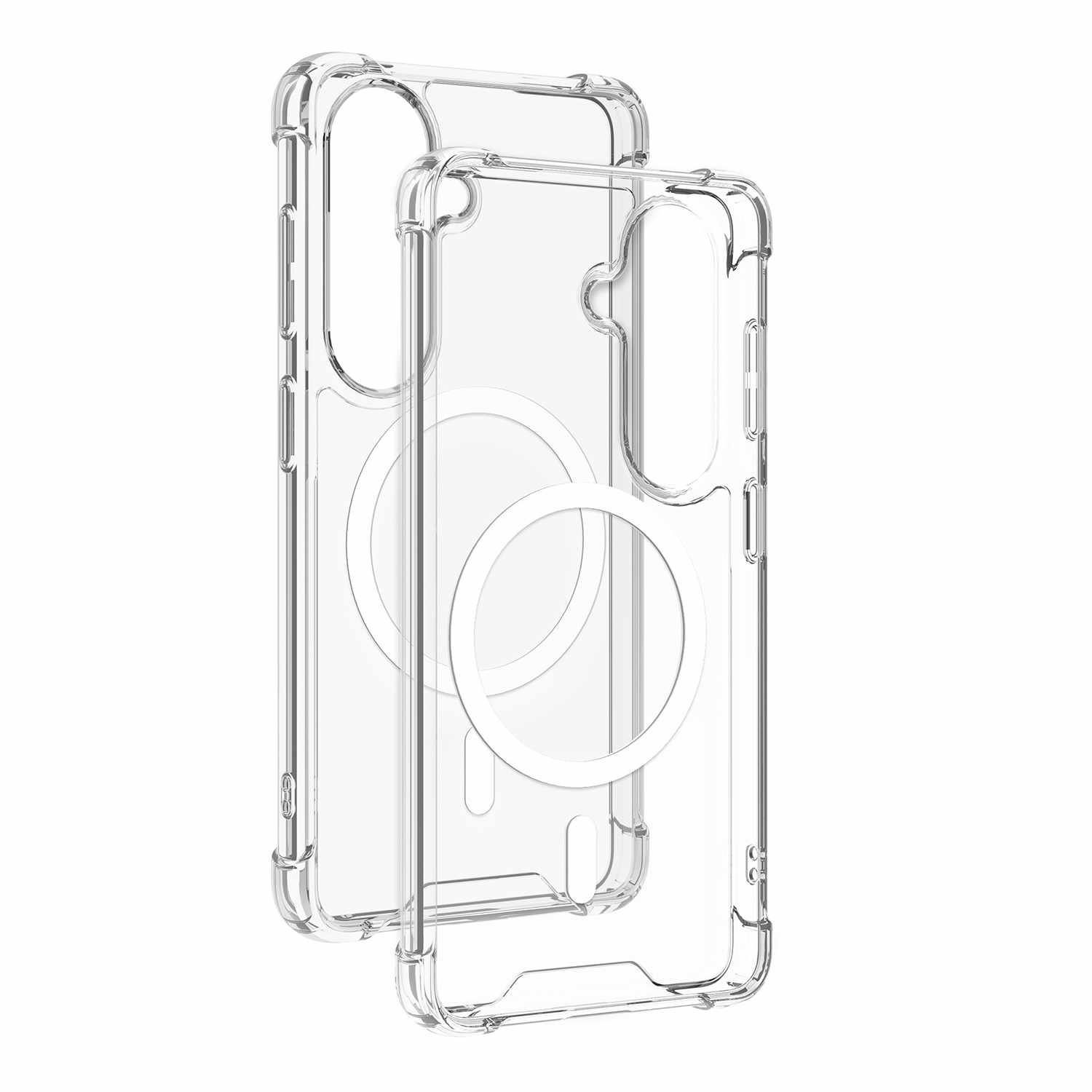 Blu Element DropZone Rugged Case w/Magnets Clear for Samsung Galaxy S26 FE/Galaxy S25 FE