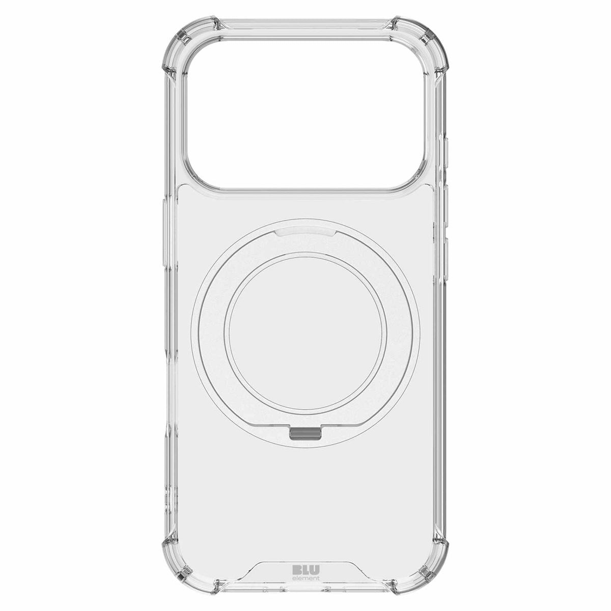Blu Element DropZone Rugged MagSafe w/360 Degree Rotatable Kickstand Case Clear for iPhone 18 Pro/17 Pro