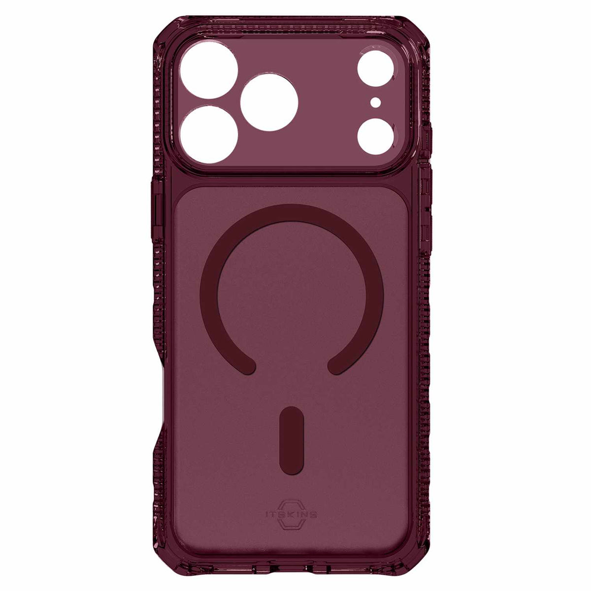 ITSKINS Hybrid_R Vapor MagSafe Case Plum for iPhone 18 Pro Max/17 Pro Max