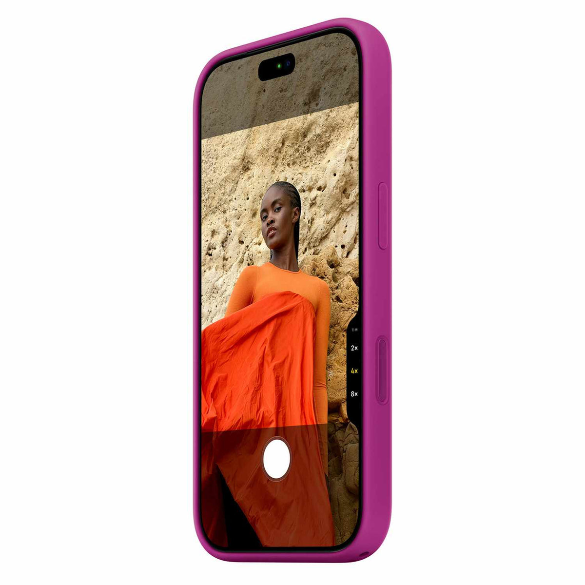 Apple Silicone Case with MagSafe Magenta for iPhone 18 Pro