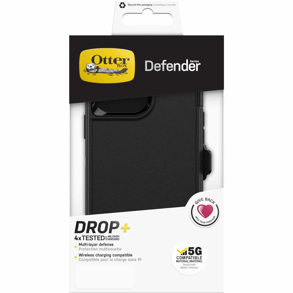 OtterBox Defender Protective Case Black for iPhone 13 Pro Max