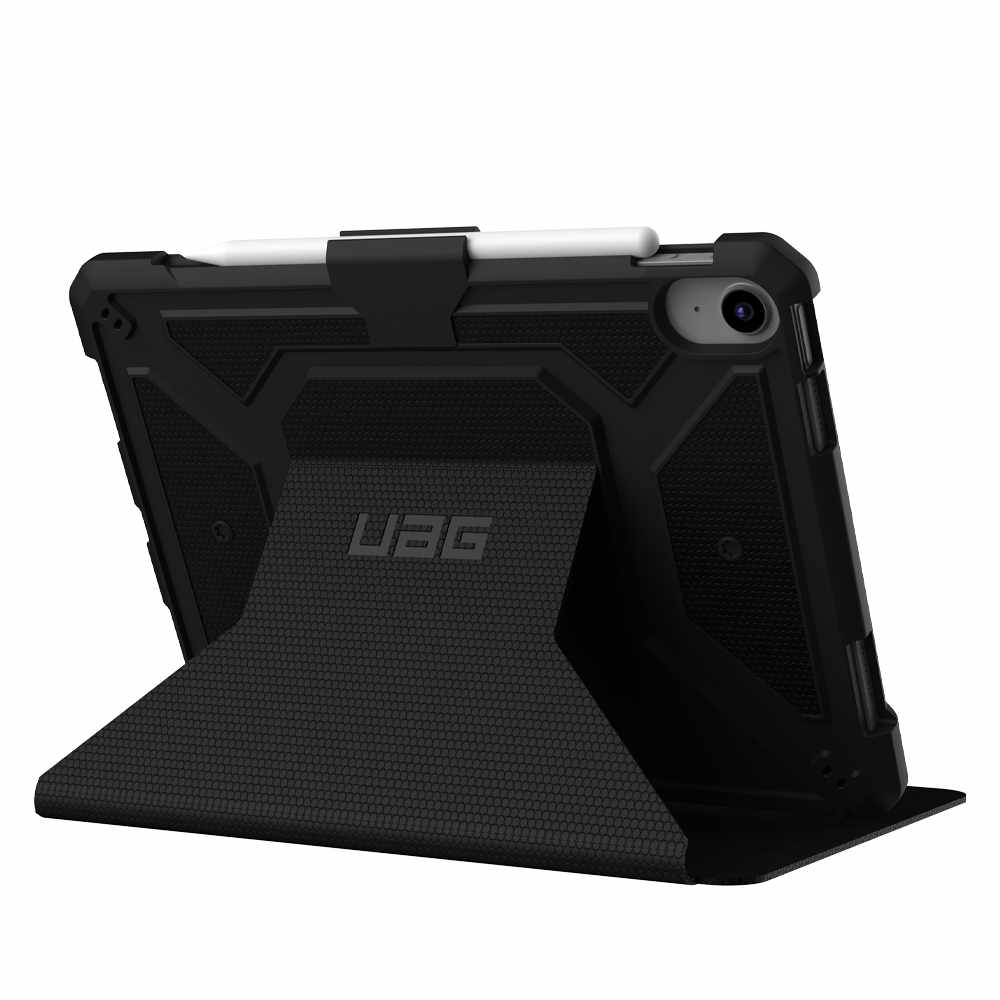 UAG Metropolis Folio Rugged Case Black for iPad 11 2025, iPad 10