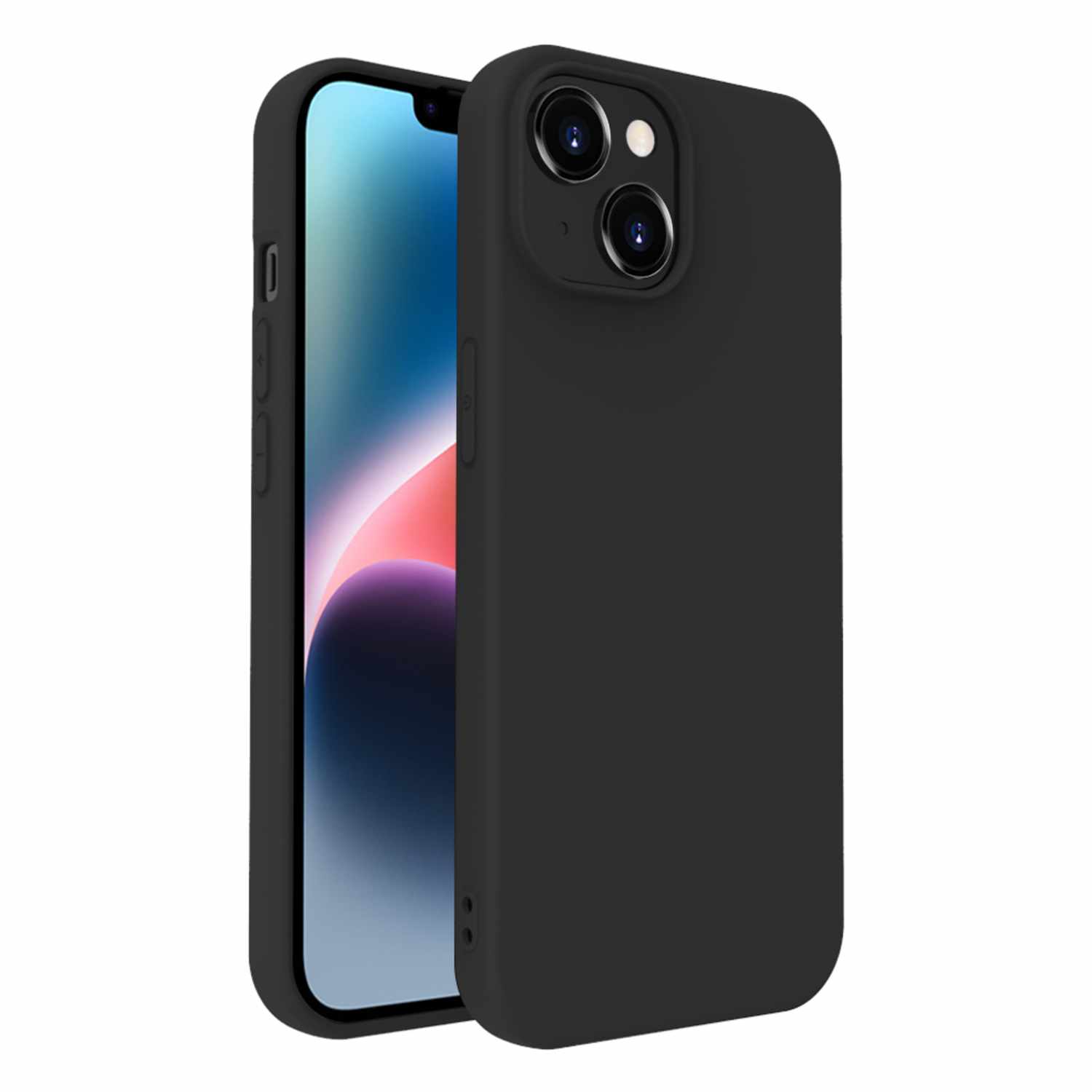 Blu Element Gel Skin Case Black for iPhone 13, iPhone 14, iPhone 15, iPhone 16e, iPhone 17e
