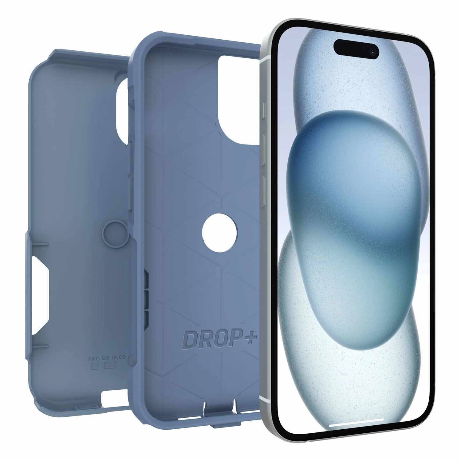 OtterBox Commuter Protective Case Crisp Denim for iPhone 13, iPhone 14, iPhone 15, iPhone 16e