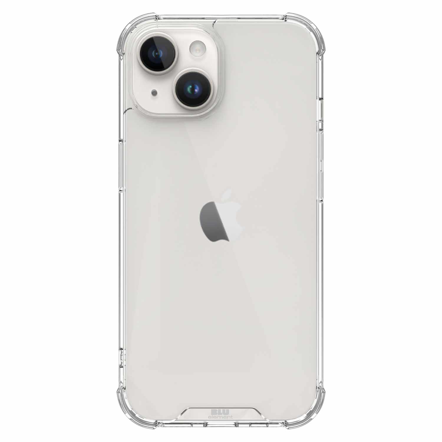 Blu Element DropZone Rugged Case Clear for iPhone 13, iPhone 14, iPhone 15, iPhone 16e, iPhone 17e