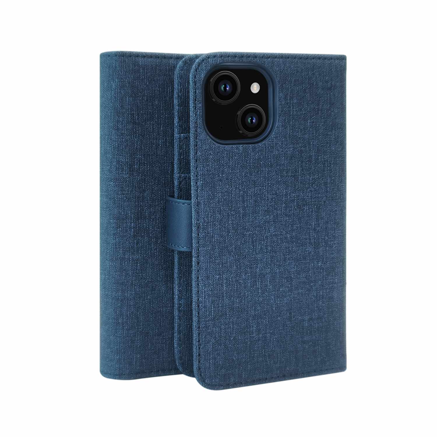 Blu Element Folio 2-in-1 MagSafe Case Lazuli Blue for iPhone 13, iPhone 14, iPhone 15, iPhone 16e, iPhone 17e