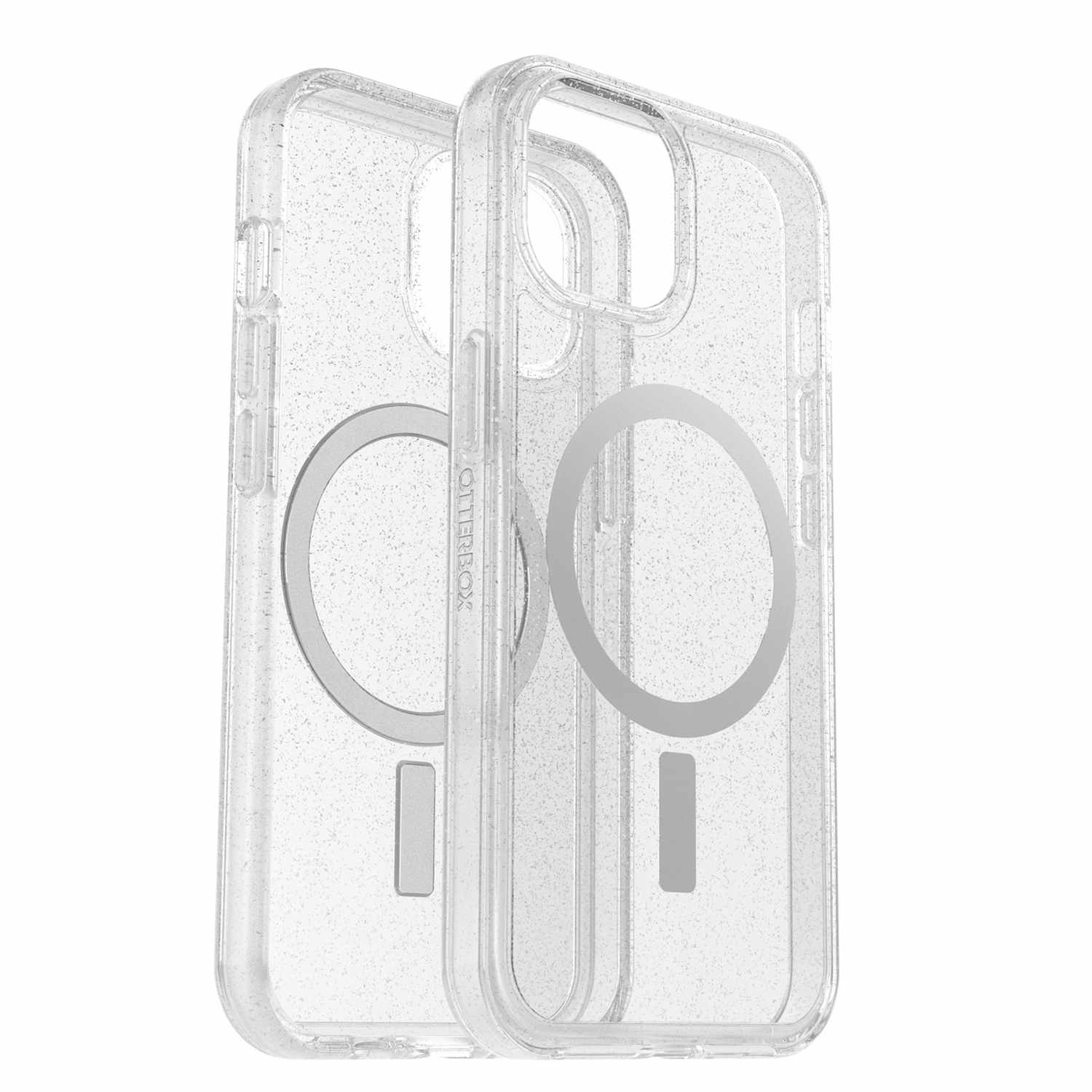 OtterBox Symmetry Clear MagSafe Protective Case Stardust for iPhone 16e, iPhone 15, iPhone 14, iPhone 13
