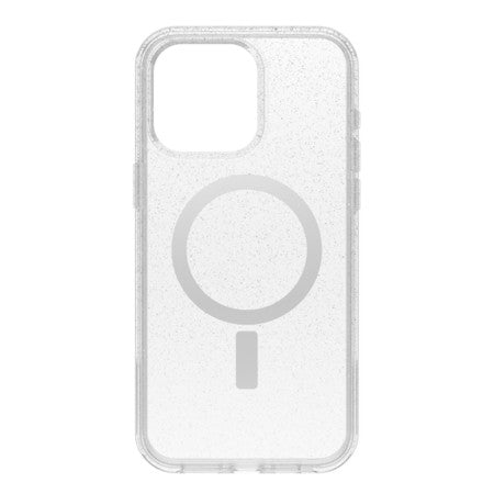 OtterBox - Symmetry MagSafe Protective Case Stardust for iPhone 15 Pro Max (Clear)