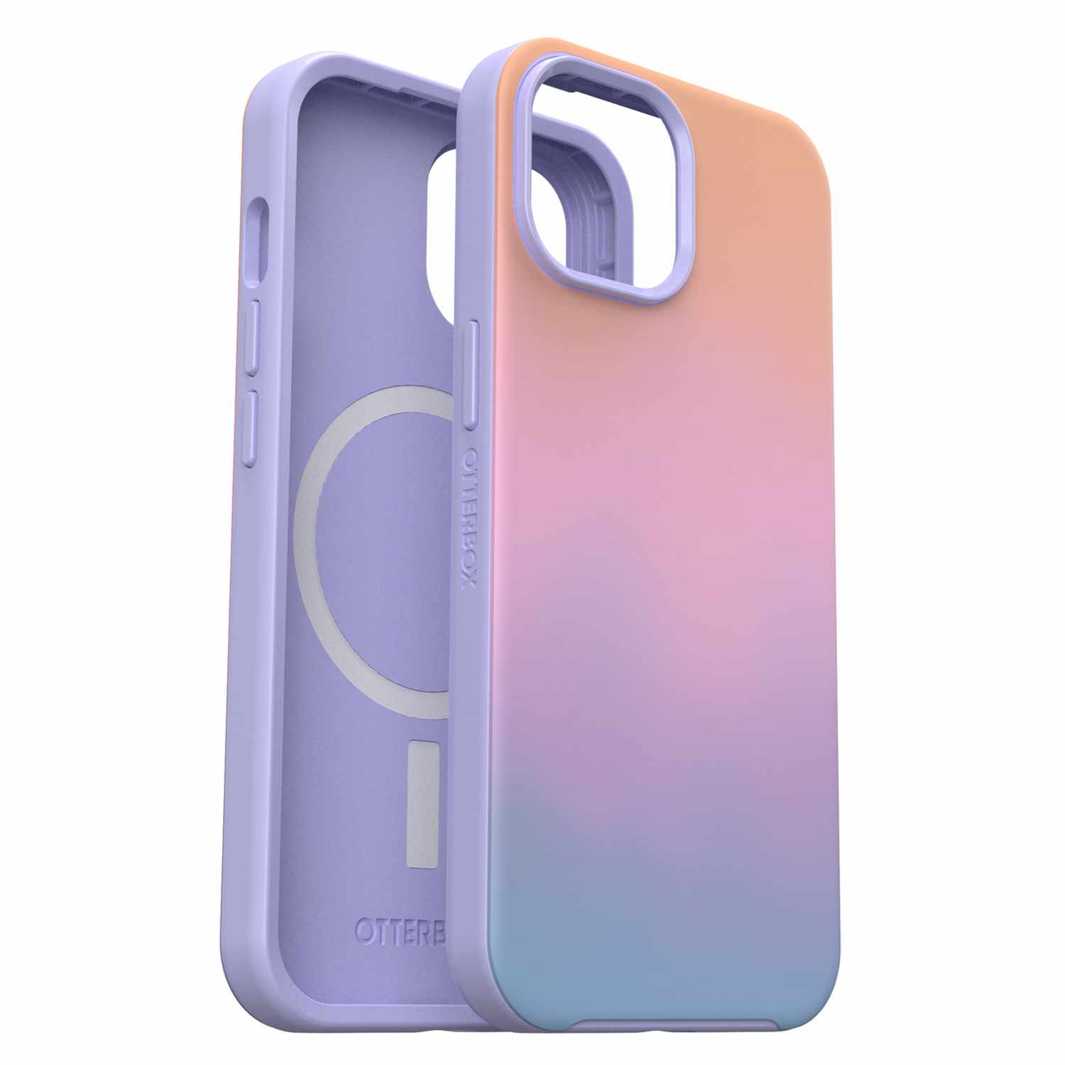 OtterBox Symmetry MagSafe Case Soft Sunset for iPhone 13, iPhone 14, iPhone 15, iPhone 16e
