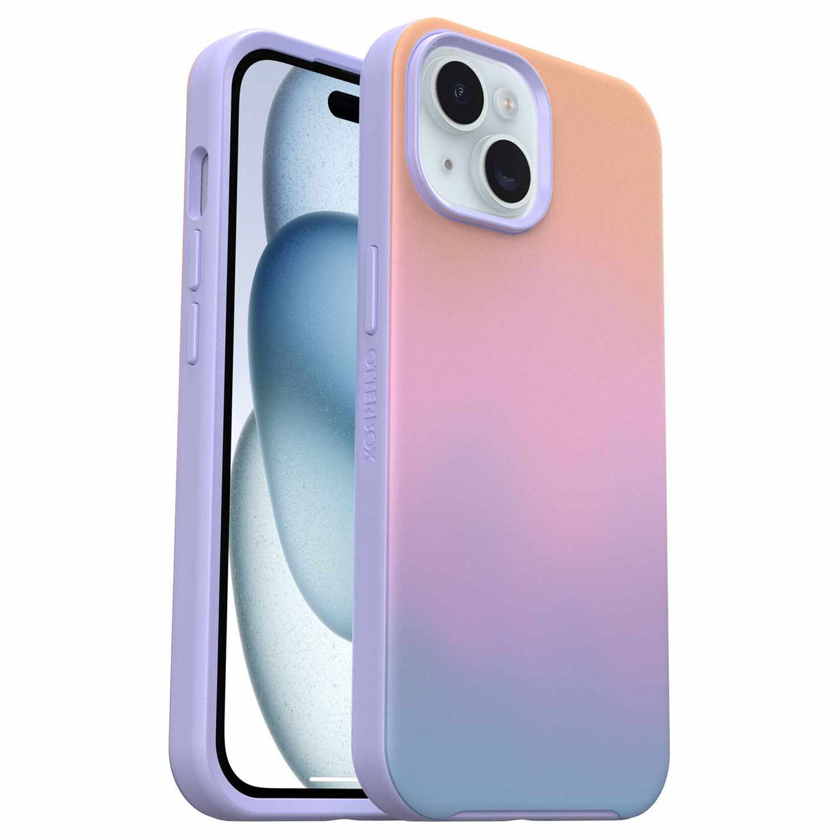 OtterBox Symmetry MagSafe Case Soft Sunset for iPhone 13, iPhone 14, iPhone 15, iPhone 16e