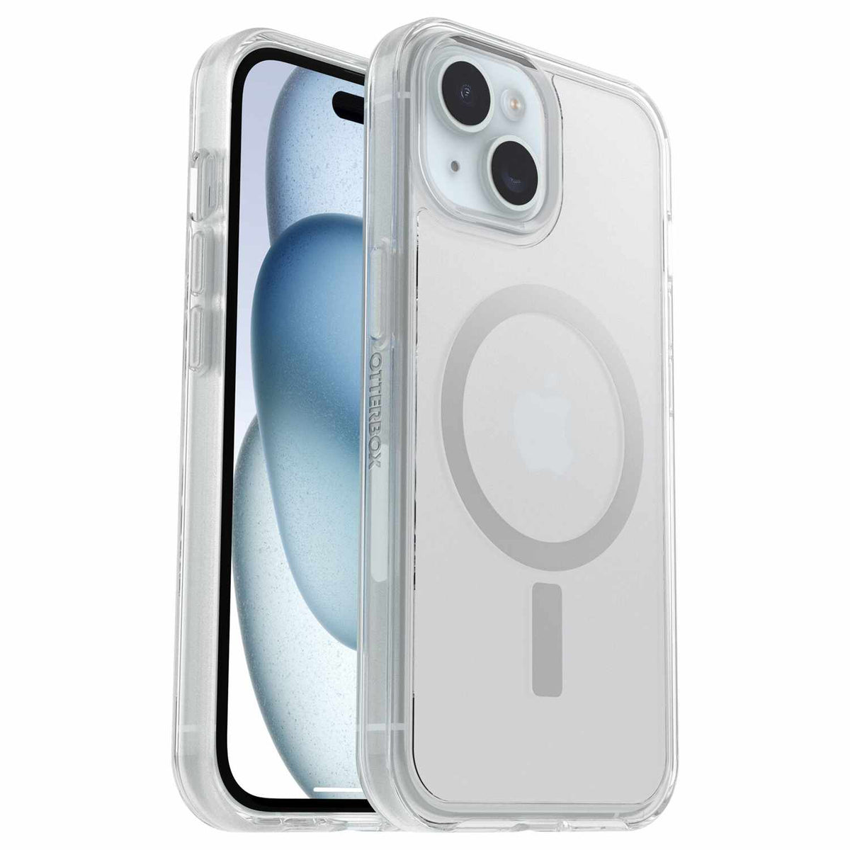 OtterBox Symmetry Clear MagSafe Case Clear for iPhone 16e, iPhone 15, iPhone 14, iPhone 13