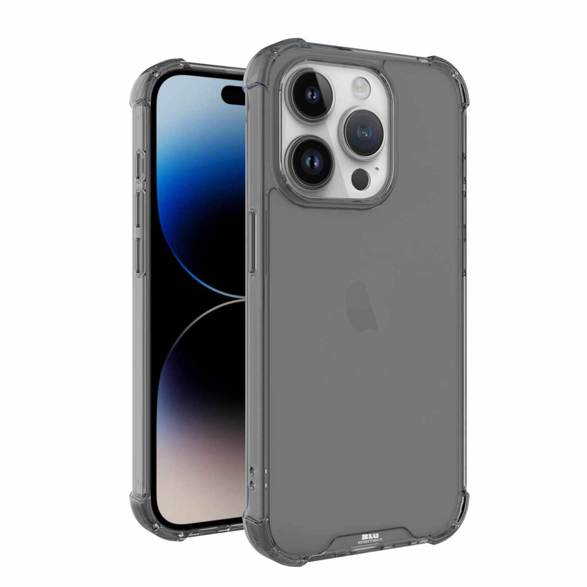 Blu Element BEDZCIP15PRMSMB Dropzone Rugged Case iPhone 15 Pro Max Smoke Clear for iPhone 15 Pro Max