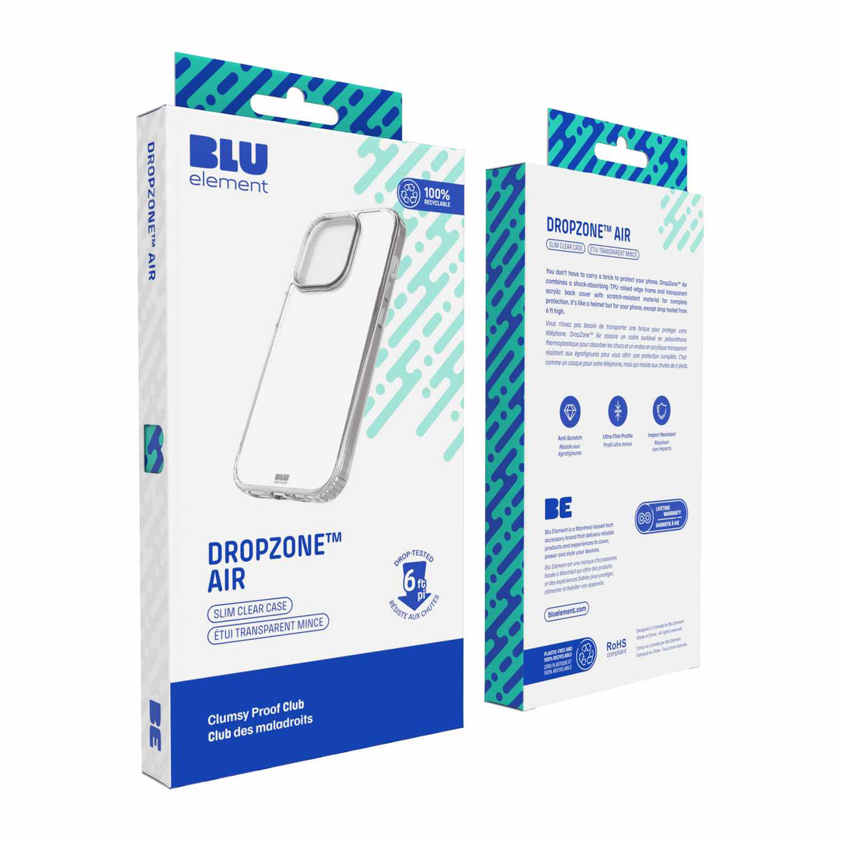 Blu Element BEDZS23FEN DropZone Air Case Galaxy S23 FE Clear for Galaxy S23 FE