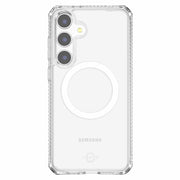 ITSKINS SGBPHMACRTRSP Hybrid_R Clear Case with Magnets Galaxy S24 Transparent for Galaxy S24