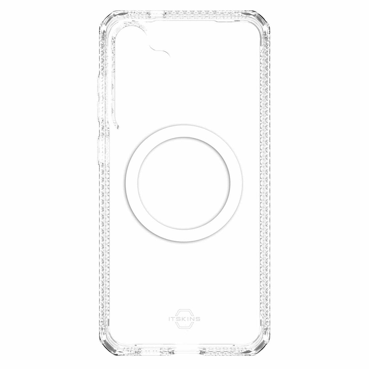 ITSKINS SGBPHMACRTRSP Hybrid_R Clear Case with Magnets Galaxy S24 Transparent for Galaxy S24