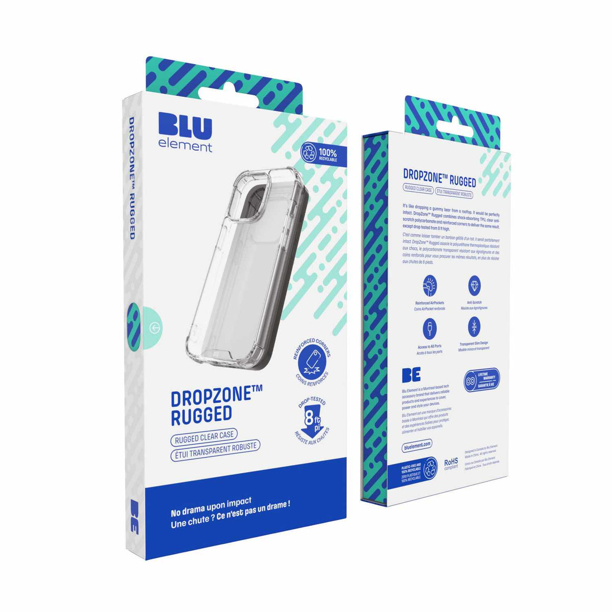 Blu Element Dropzone Rugged Case Galaxy A35 Clear for Galaxy A35