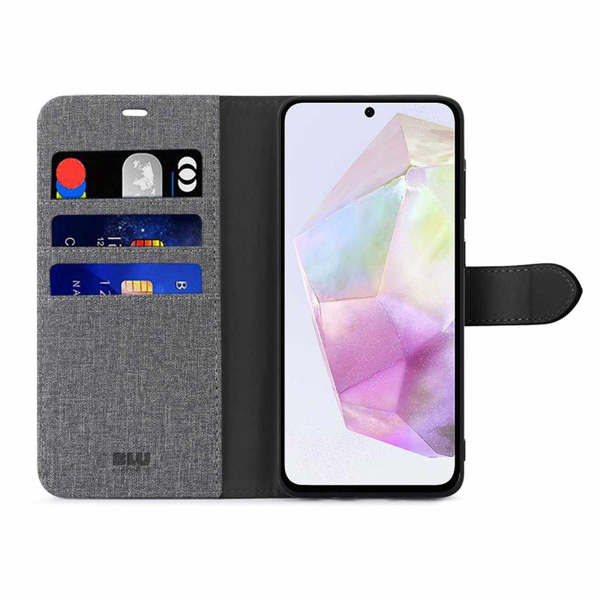 BEFGA35GB Folio 2-in-1 Case Galaxy A35 5G Grey/Black