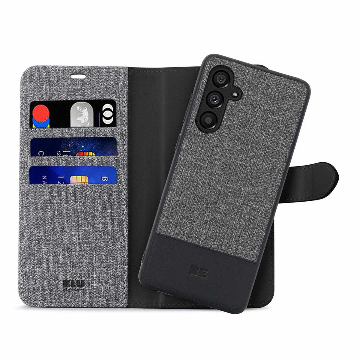 BEFGA35GB Folio 2-in-1 Case Galaxy A35 5G Grey/Black