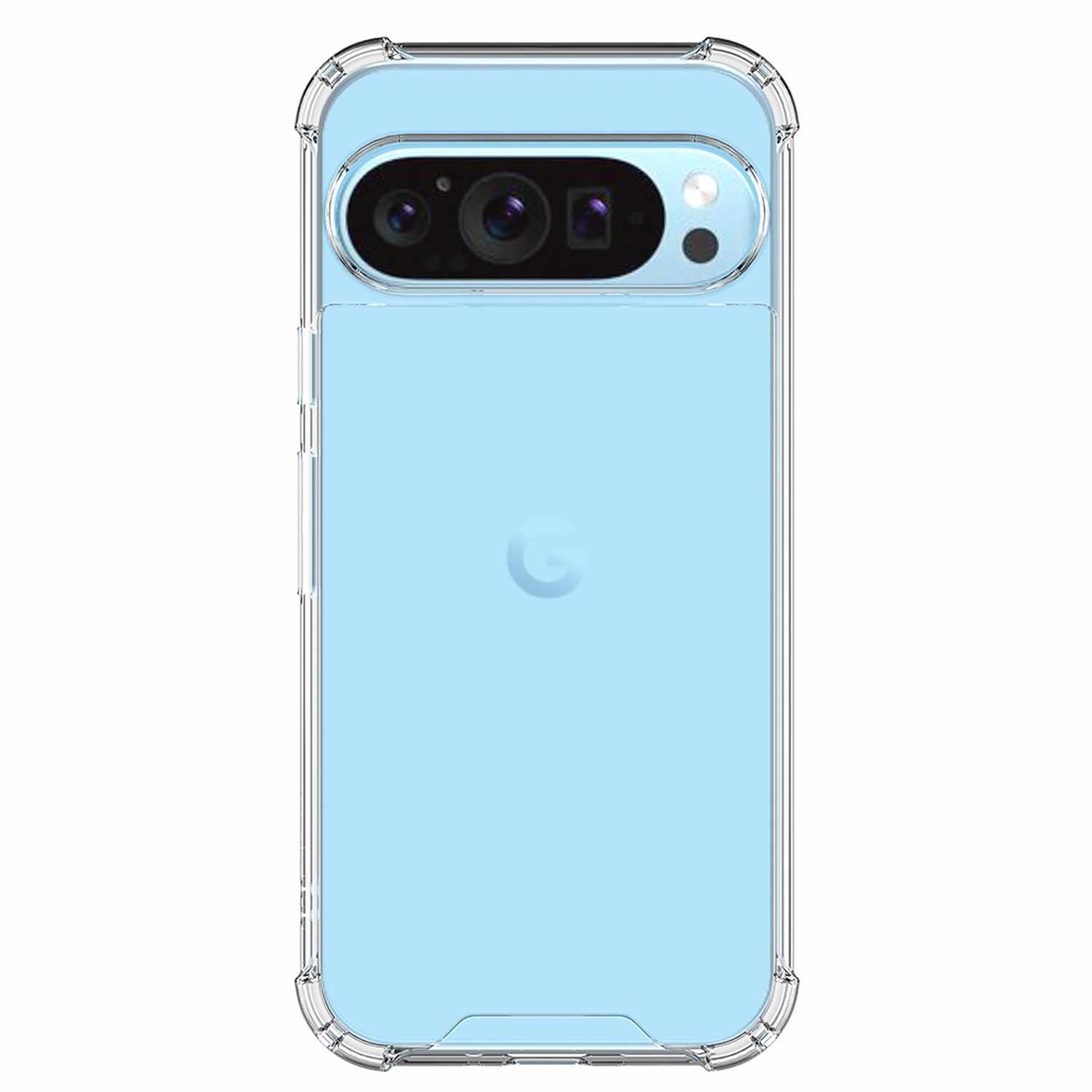 Blu Element DropZone Rugged Case Made Clear for Pixel 9, Pixel 9 Pro