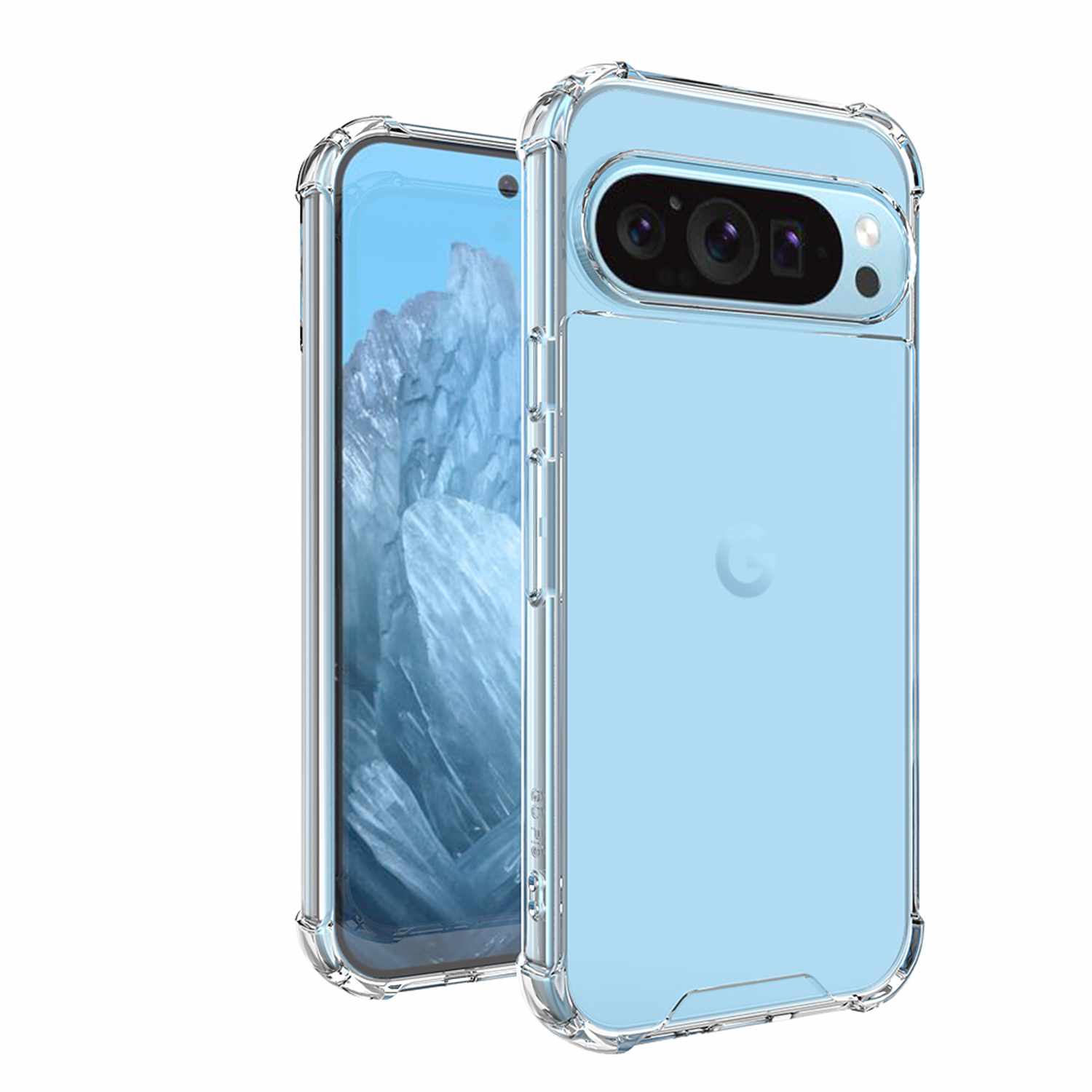 Blu Element DropZone Rugged Case Made Clear for Pixel 9, Pixel 9 Pro