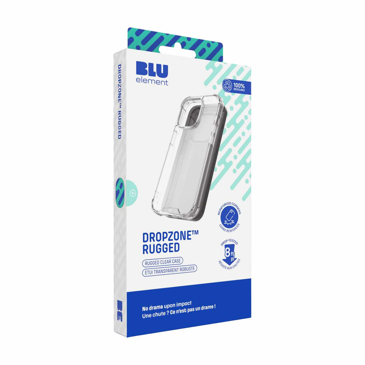 Blu Element DropZone Rugged Case Made Clear for Pixel 9, Pixel 9 Pro