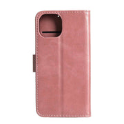 Blu Element BEWF151413DP Faux Leather Folio Case with TPU Gelskin Dusty Pink for iPhone 13, iPhone 14, iPhone 15