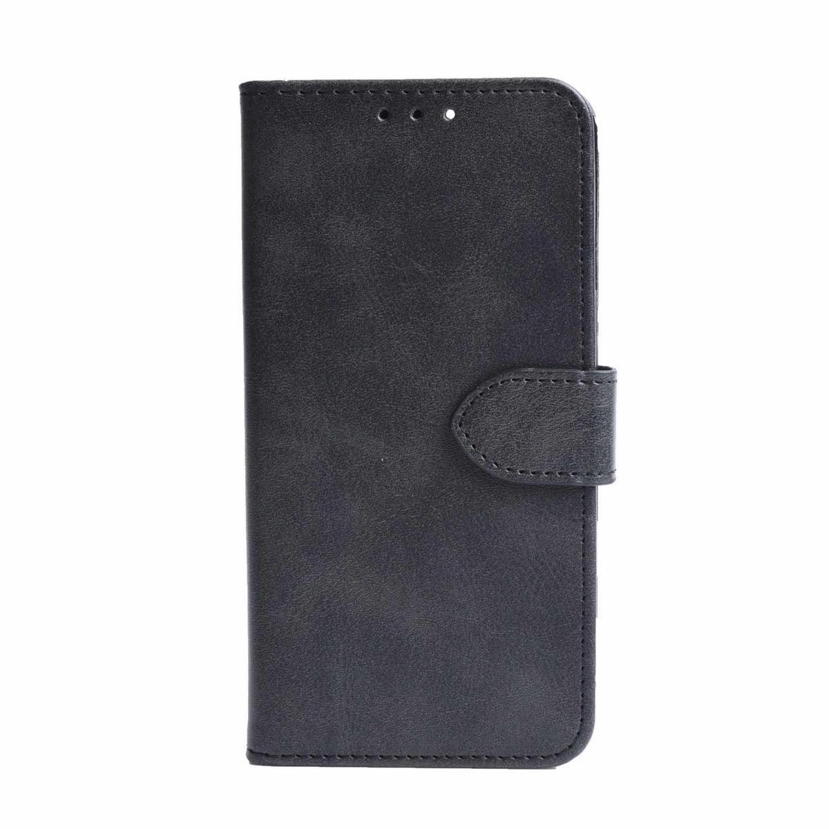 Blu Element BEWFMS151413DP Faux Leather Folio MagSafe Case with TPU Gelskin Black for iPhone 13, iPhone 14, iPhone 15