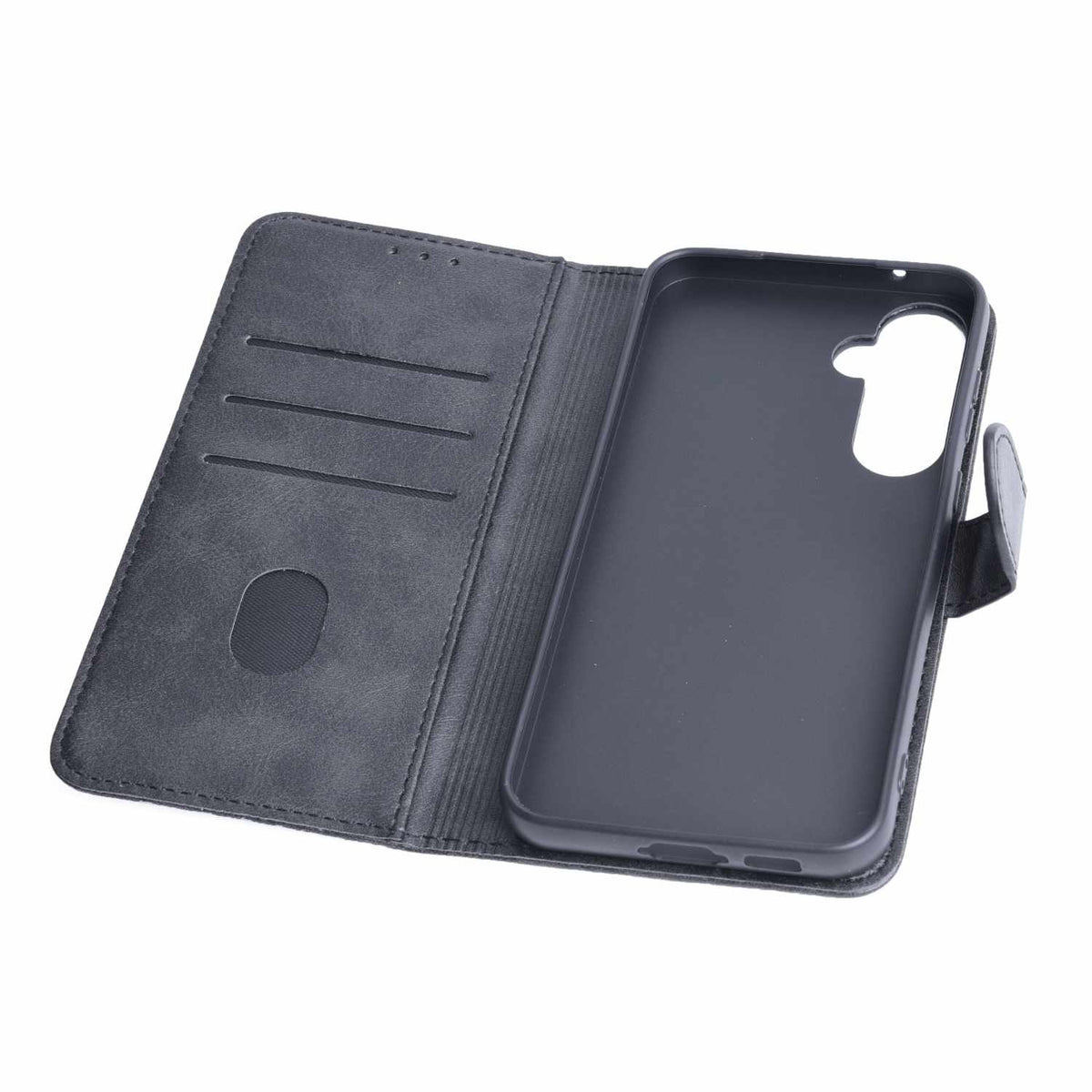 Blu Element BEWFS23FEB Faux Leather Folio Case with TPU Gelskin Galaxy S23 FE Black for Galaxy S23 FE