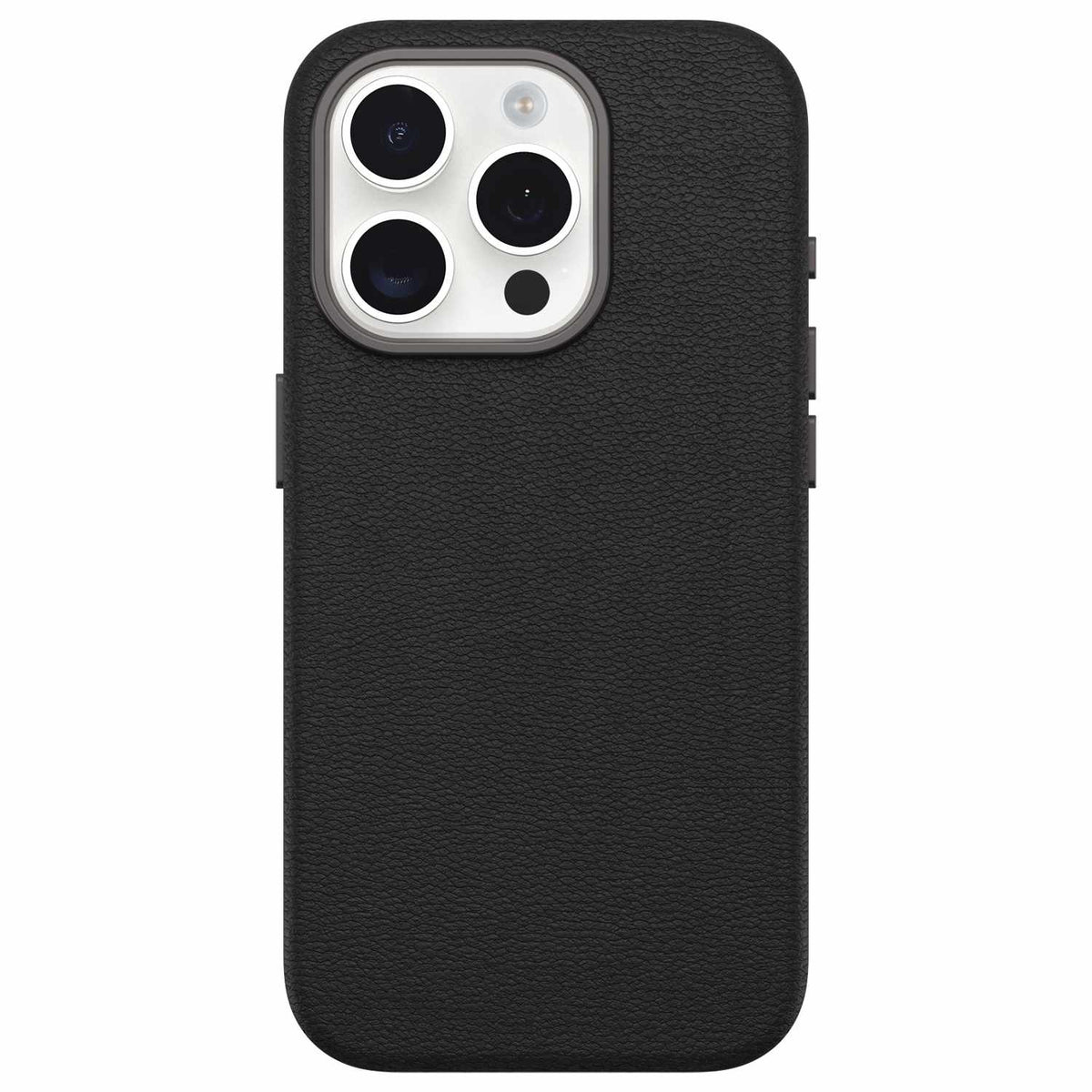 OtterBox 7795569 Symmetry Cactus Leather MagSafe Case iPhone 15 Pro Noir Ash for iPhone 15 Pro