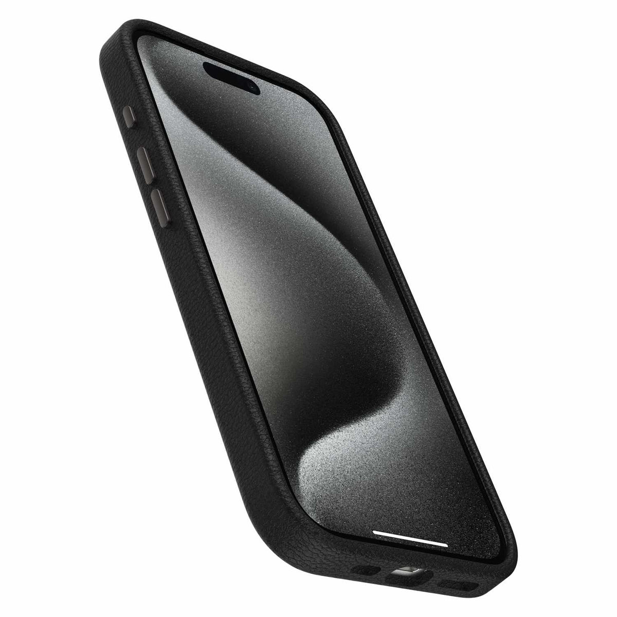 OtterBox 7795569 Symmetry Cactus Leather MagSafe Case iPhone 15 Pro Noir Ash for iPhone 15 Pro