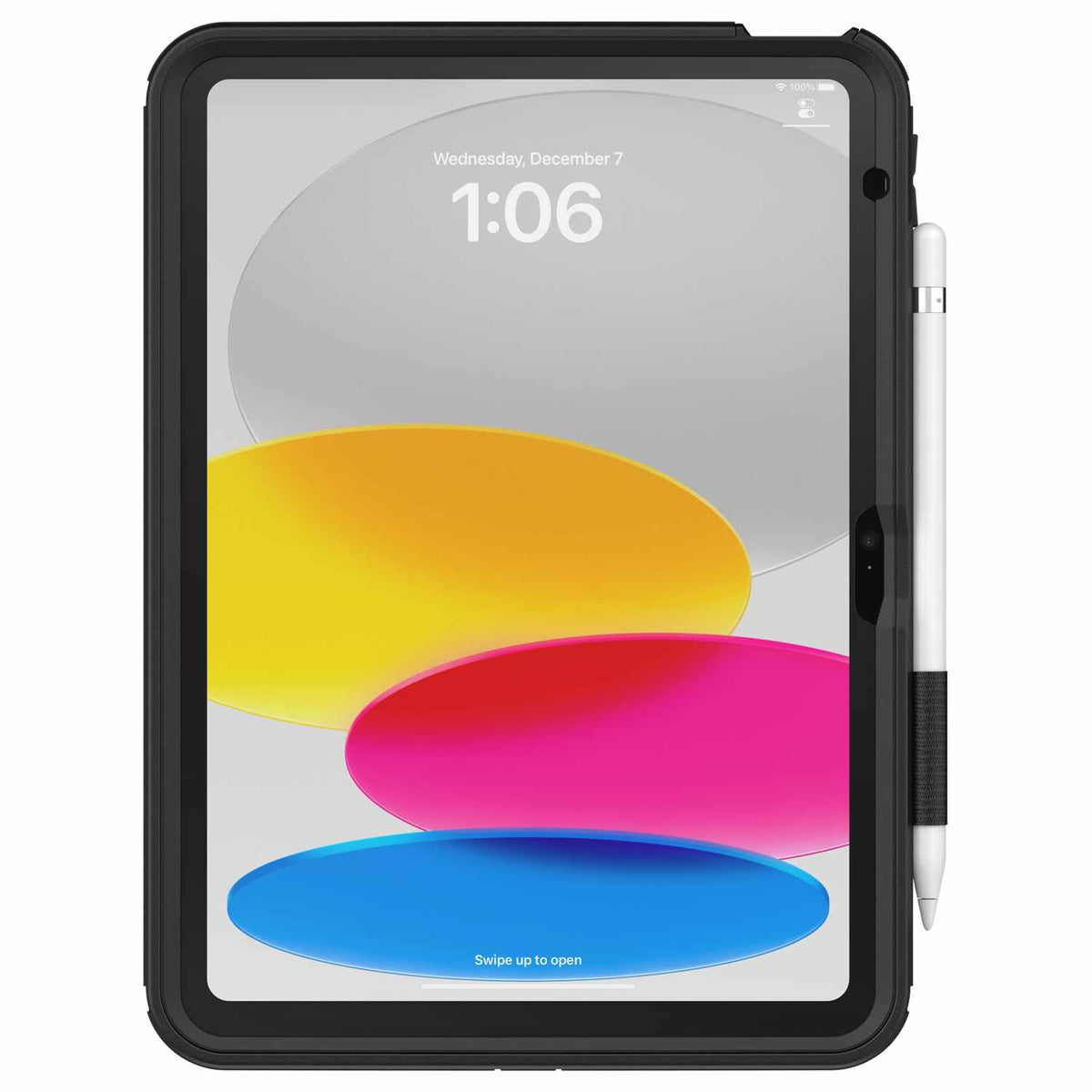 OtterBox Defender Case with Strap & Kickstand Black for iPad 11 2025, iPad 10