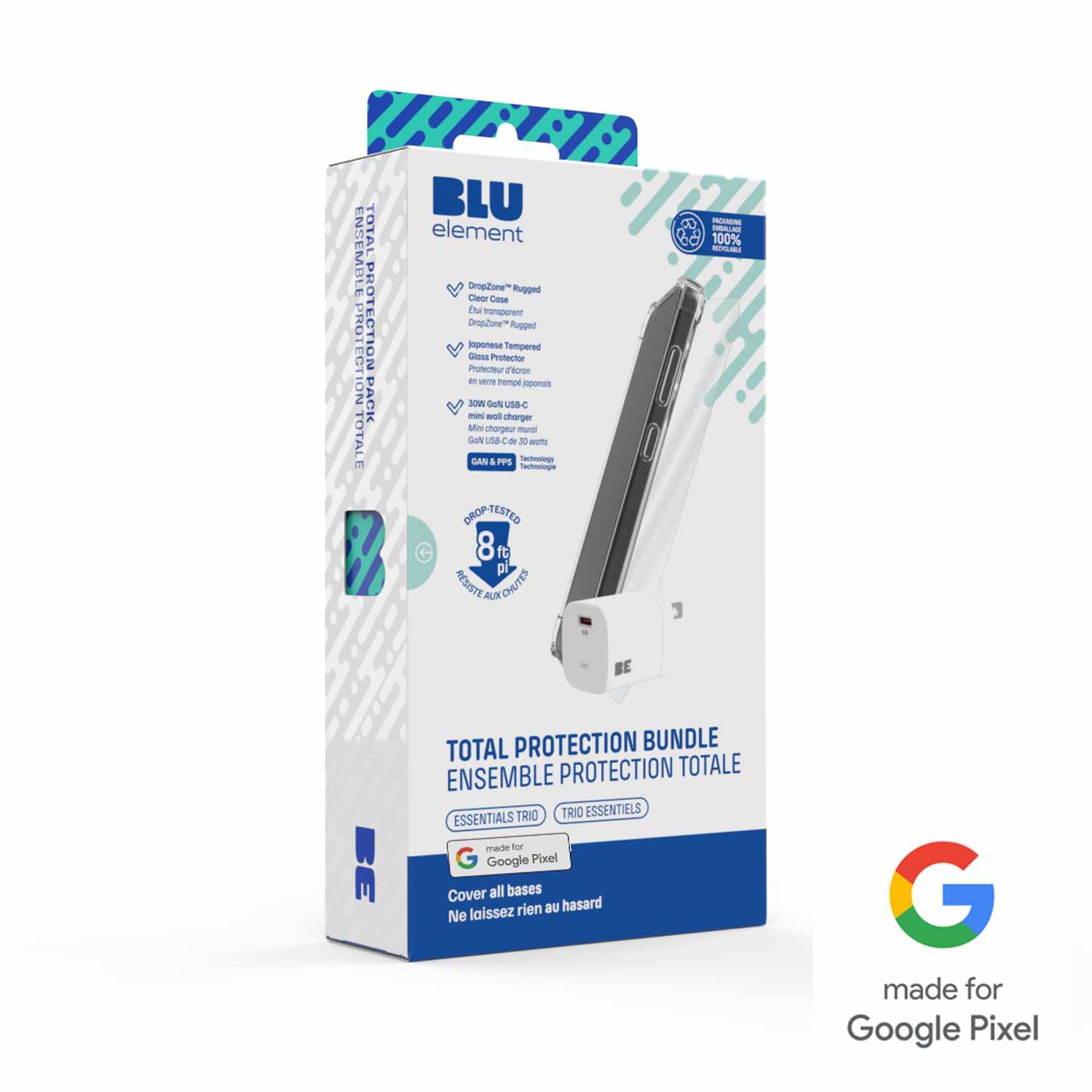 Blu Element Total Protection Bundle for Pixel 9, Pixel 9 Pro