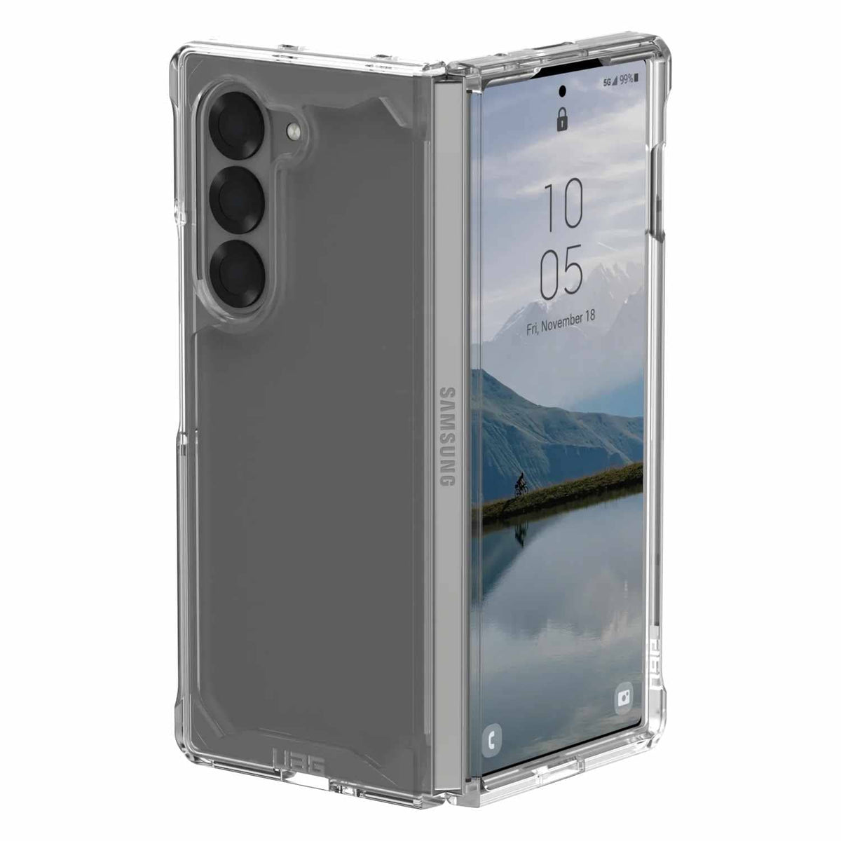UAG Plyo Rugged Case Galaxy Z Fold6 Ice Clear for Galaxy Z Fold6