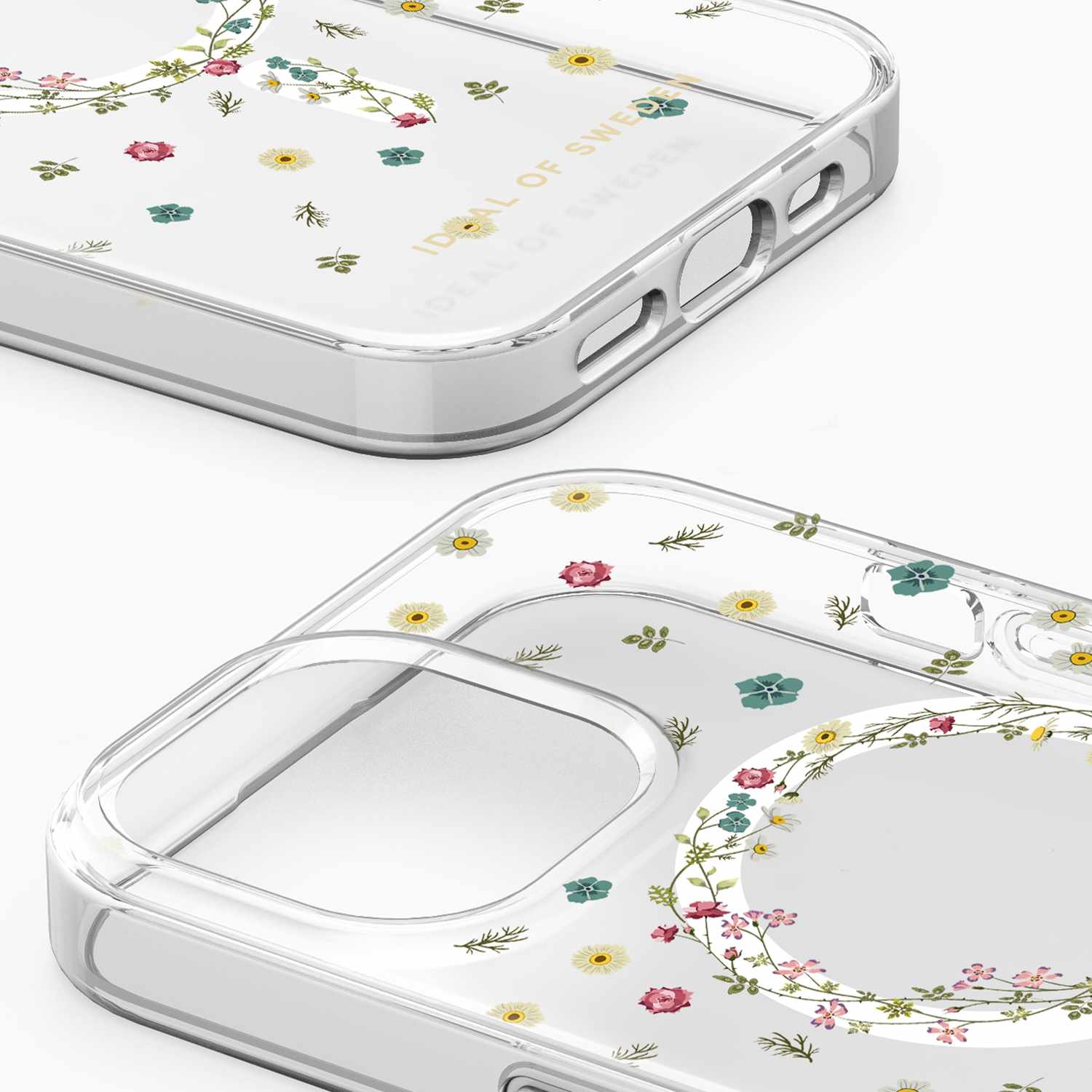 Ideal of Sweden Clear MagSafe Mid Case Petite Floral for iPhone 17e/16e/15/14/13