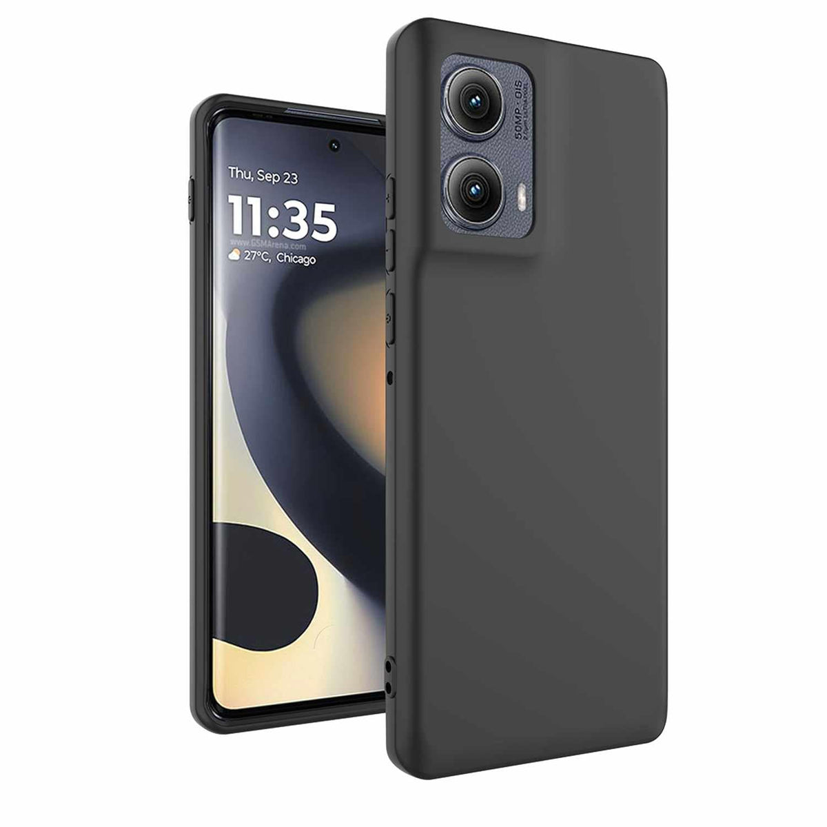 Blu Element BEGSKBME24 Gel Skin Case Moto Edge 2024 Black for Moto Edge 2024