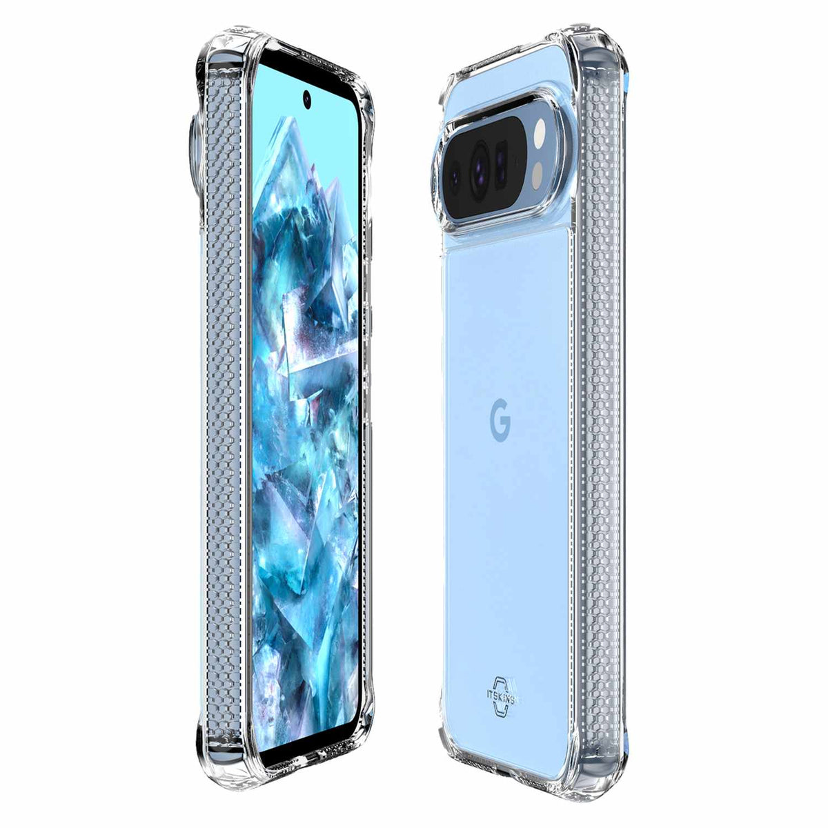 Google GGCBHBMKCTRSP Hybrid_R Case Pixel 9/9 Pro Clear for Pixel 9, Pixel 9 Pro
