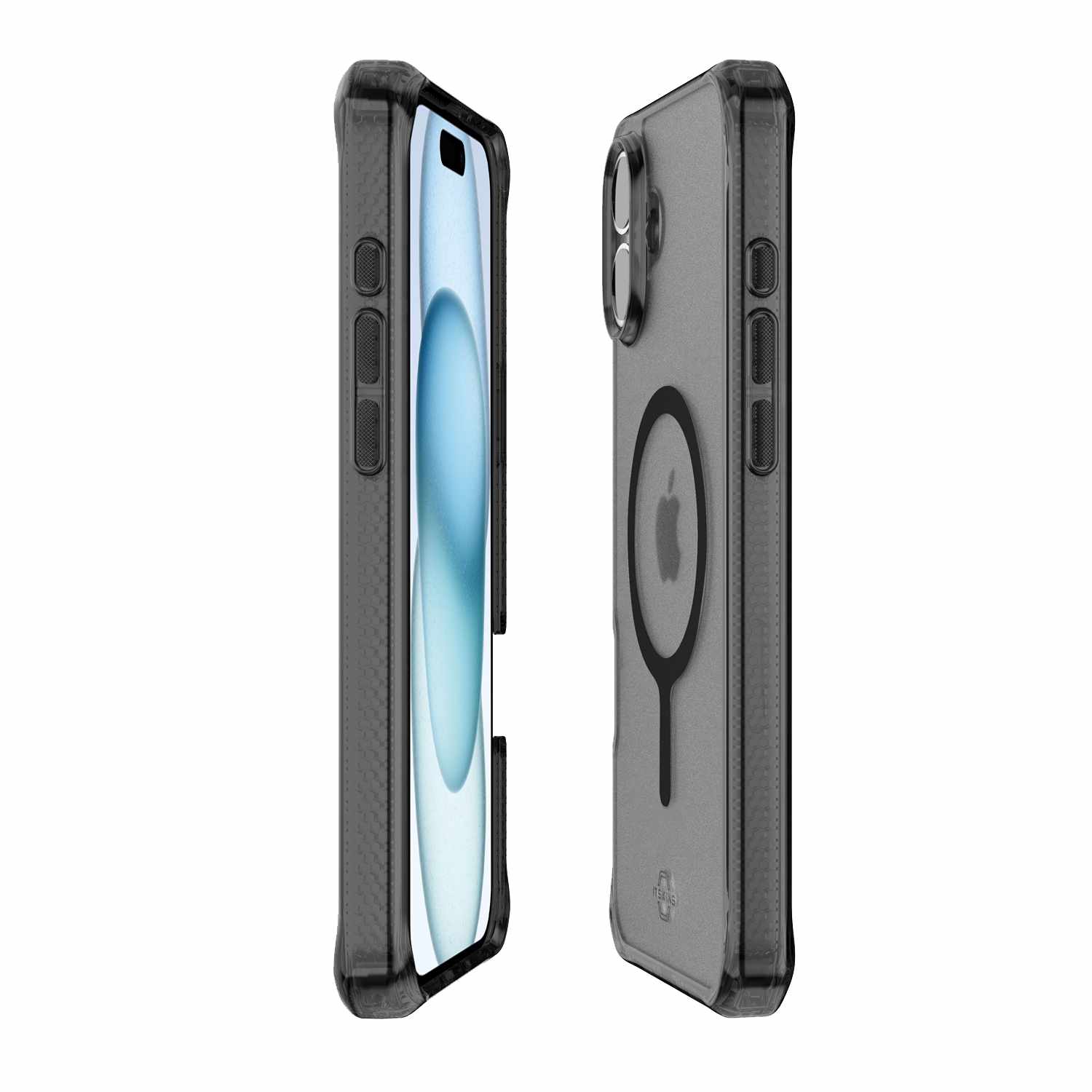 ITSKINS Hybrid_R Vapor MagSafe Case Smoke Clear for iPhone 16