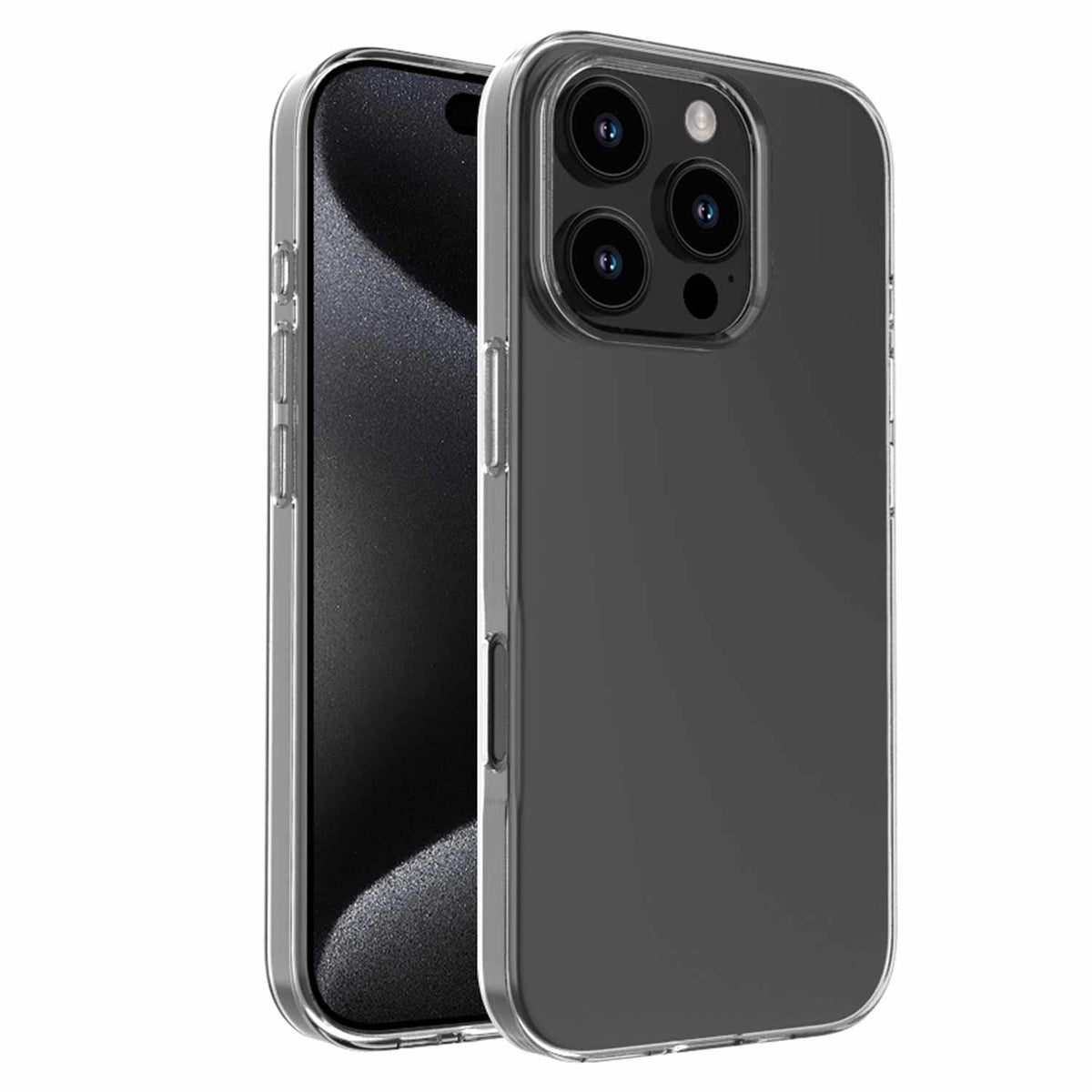 Blu Element BEGSCL163 Gel Skin Case iPhone 16 Pro Clear for iPhone 16 Pro