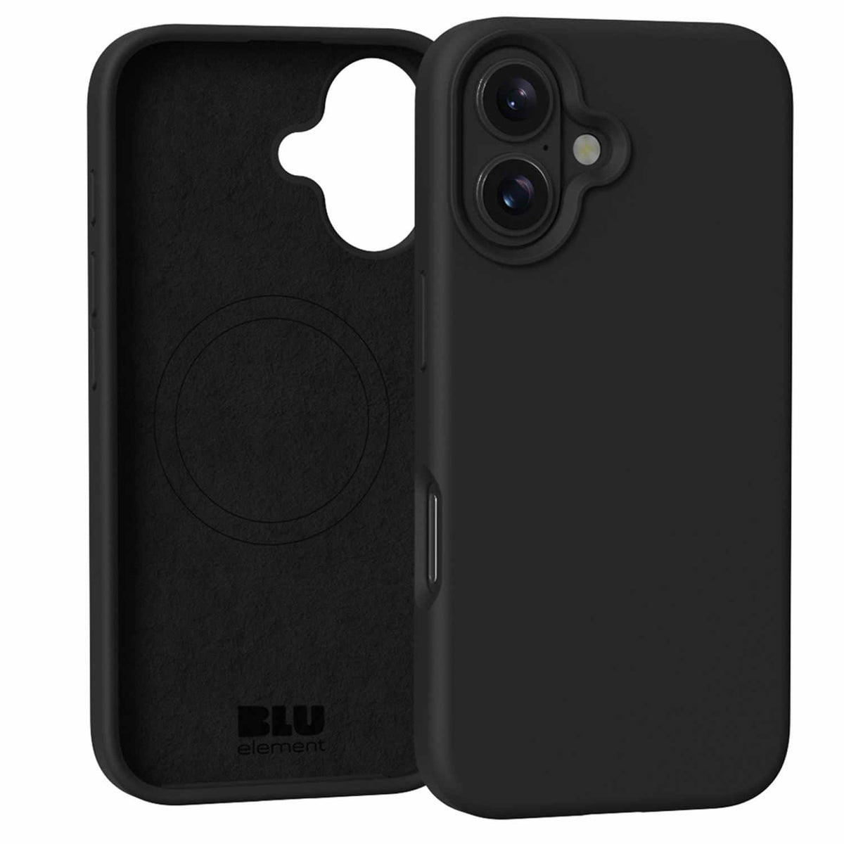 Blu Element Silicone MagSafe Case Black for iPhone 16