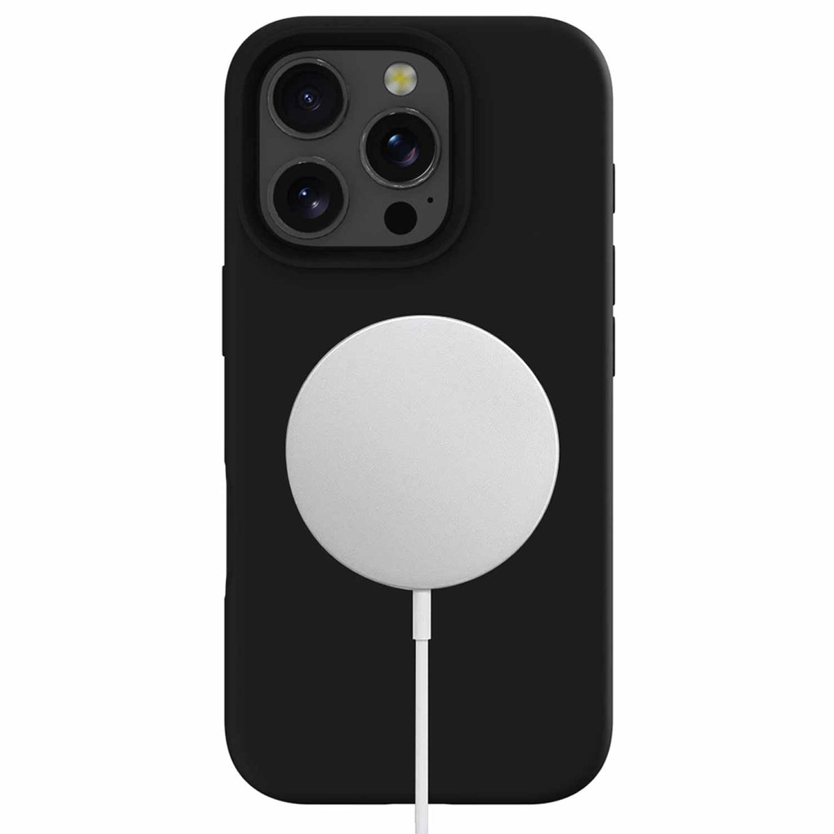 Blu Element Silicone MagSafe Case Black for iPhone 16 Pro