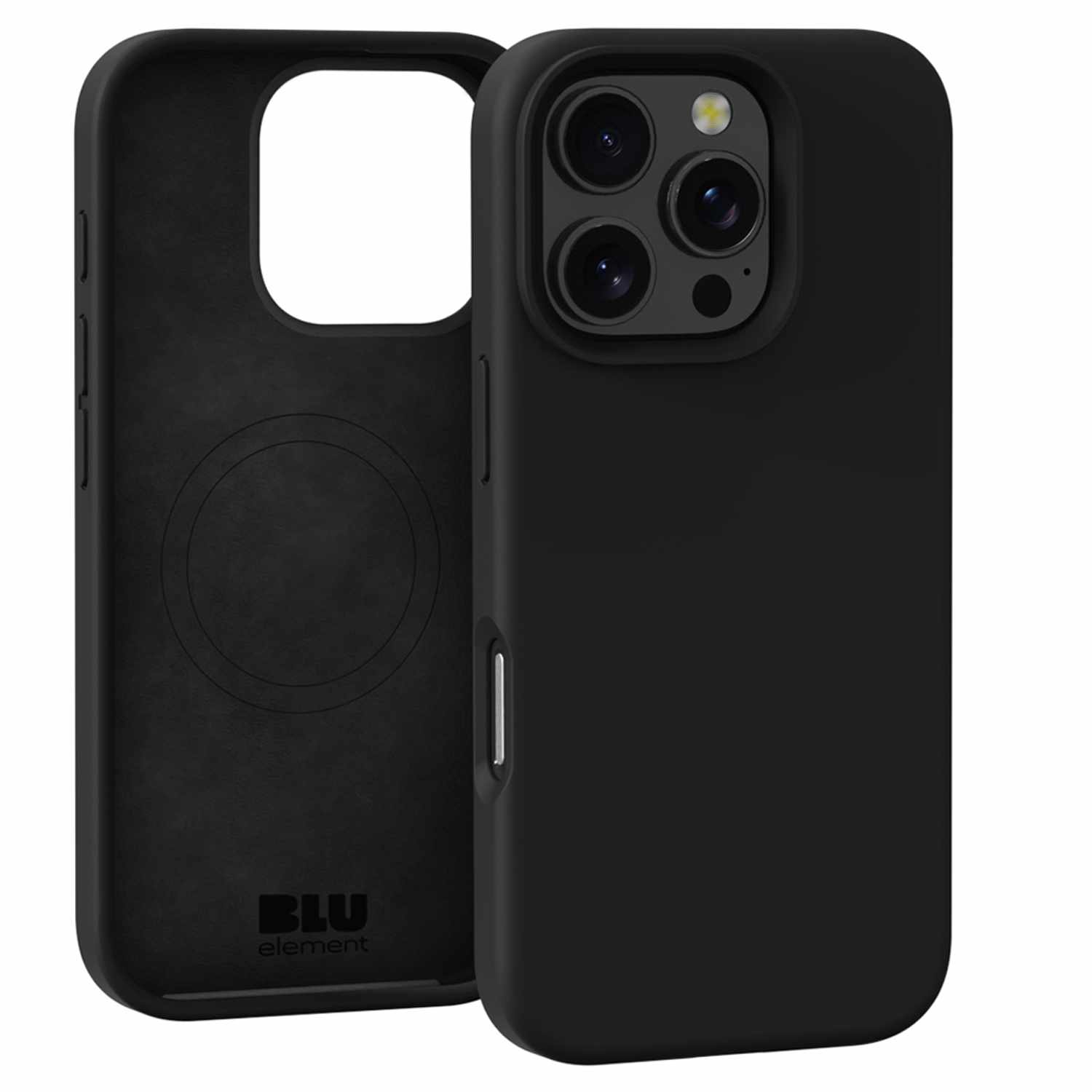 Blu Element Silicone MagSafe Case Black for iPhone 16 Pro Max